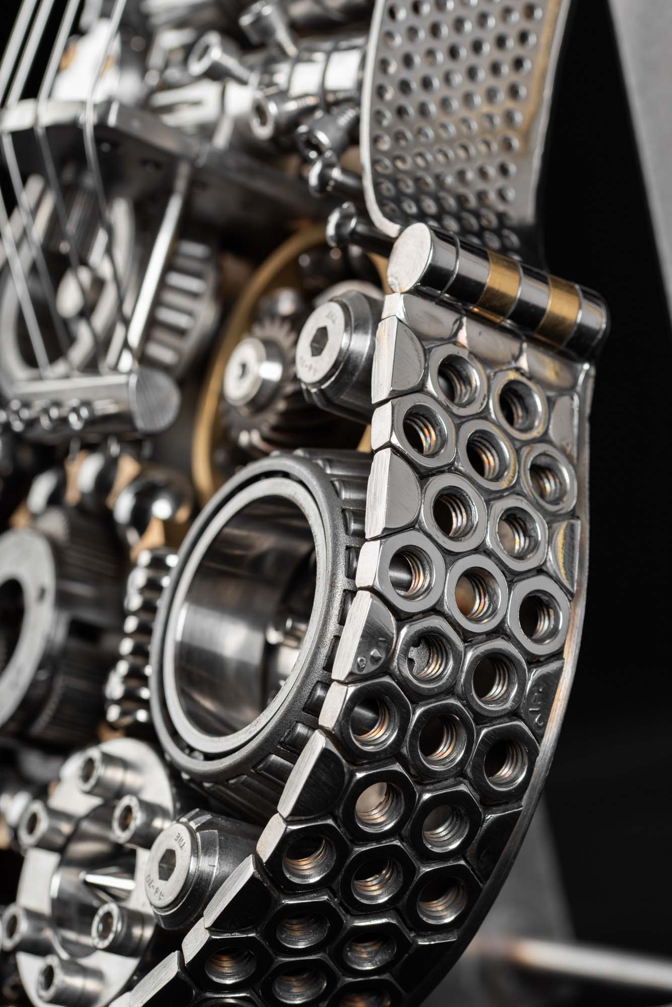 photo de détail sculpture artistique - Soluweld Michaël Tavernier - photographe Gwendoline Chopineau